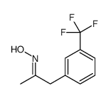 N-[1-[3-(trifluoromethyl)phenyl]propan-2-ylidene]hydroxylamine Structure