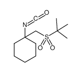 1-((tert-butylsulfonyl)methyl)-1-isocyanatocyclohexane结构式