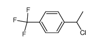 1-(1-chloroethyl)-4-(trifluoromethyl)benzene结构式