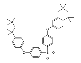 1-(2,4,4-trimethylpentan-2-yl)-4-[4-[4-[4-(2,4,4-trimethylpentan-2-yl)phenoxy]phenyl]sulfonylphenoxy]benzene Structure