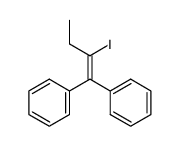 2-iodo-1,1-diphenyl-but-1-ene Structure