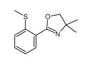 4,4-dimethyl-2-(2-methylsulfanylphenyl)-5H-1,3-oxazole Structure