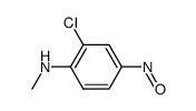 2-chloro-N-methyl-4-nitroso-aniline Structure