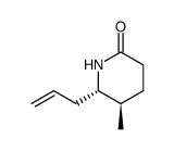(5R,6S)-6-allyl-5-methylpiperidin-2-one结构式