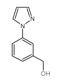 (3-(1H-吡唑-1-基)苯基)甲醇结构式