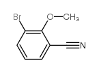 3-溴-2-甲氧基苯甲腈结构式