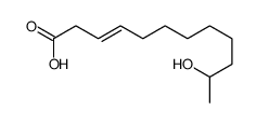 11-hydroxydodec-3-enoic acid结构式