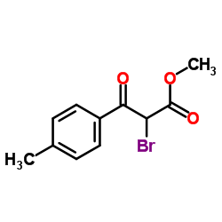 Methyl 2-bromo-3-(4-methylphenyl)-3-oxopropanoate Structure