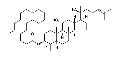 11α,20-(S)-dihydroxydammar-24(25)-ene-3β-O-stearate Structure
