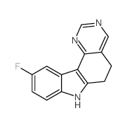 5H-Pyrimido[5,4-c]carbazole, 10-fluoro-6,7-dihydro-结构式