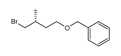 (2R)-4-benzyloxy-1-bromo-2-methylbutane Structure