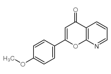 2-(4-甲氧苯在)-4H-吡喃[2,3-B]吡啶-4-酮结构式