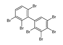 1,2,3,4-tetrabromo-5-(2,3,6-tribromophenyl)benzene Structure