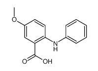 2-anilino-5-methoxybenzoic acid Structure