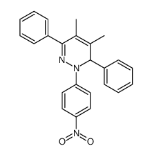 4,5-dimethyl-2-(4-nitrophenyl)-3,6-diphenyl-3H-pyridazine Structure