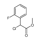 Methyl chloro(2-fluorophenyl)acetate结构式