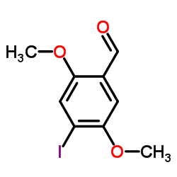 4-碘-2,5-二甲氧基苯甲醛结构式