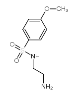 N-(2-aminoethyl)-4-methoxybenzenesulfonamide结构式