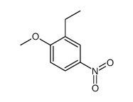 2-乙基-4-硝基苯甲醚结构式