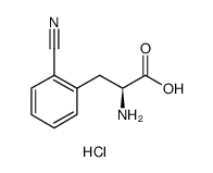 L-Phenylalanine, 2-cyano-, monohydrochloride Structure