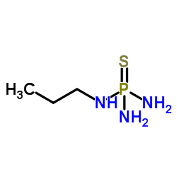 N-Propylphosphorothioic triamide structure