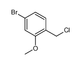 4-溴-1-(氯甲基)-2-甲氧基苯结构式
