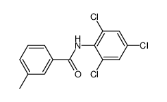 m-Toluylsaeure-[2.4.6-trichlor-anilid]结构式