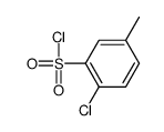 2-Chloro-5-methylbenzene-1-sulfonyl chloride Structure