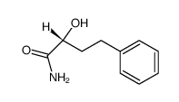(R)-2-hydroxy-4-phenyl-butyric acid amide Structure