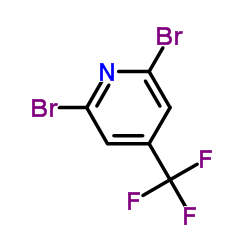 2,6-Dibromo-4-(trifluoromethyl)pyridine Structure