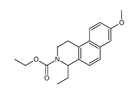 4-ethyl-8-methoxy-1,4-dihydro-2H-benzo[f]isoquinoline-3-carboxylic acid ethyl ester Structure