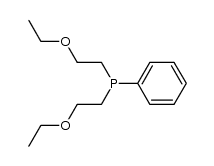 bis-(2-ethoxy-ethyl)-phenyl-phosphine Structure