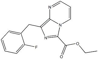 ethyl 8-(2-fluorobenzyl)imidazo[1,5-a]pyrimidine-6-carboxylate结构式