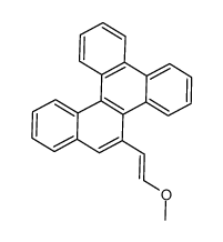 9-(2-methoxy-vinyl)-benzo[g]chrysene Structure