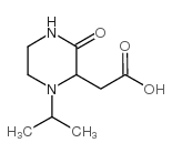 (1-异丙基-3-氧代-哌嗪-2-基)-乙酸结构式