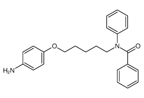 N-[5-(4-aminophenoxy)pentyl]-N-phenylbenzamide Structure
