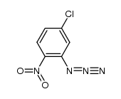 2-azido-4-chloronitrobenzene Structure