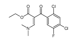 2-(2,4-dichloro-5-fluorobenzoyl)-3-ethoxyacrylate Structure