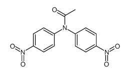 N,N-bis(4-nitrophenyl)acetamide Structure