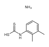 ammonium 2,3-dimethylphenyl dithiocarbamate Structure