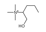 1-hydroxypentan-2-yl(trimethyl)azanium Structure