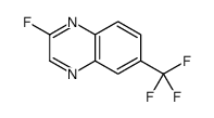2-fluoro-6-(trifluoromethyl)quinoxaline Structure
