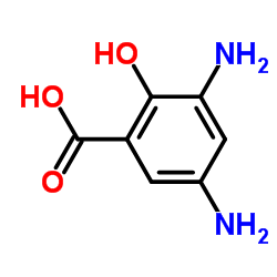 3,5-Diaminosalicylic acid structure