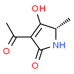 2,4-Pyrrolidinedione, 3-(1-hydroxyethylidene)-5-methyl-, [S-(Z)]- (9CI)结构式