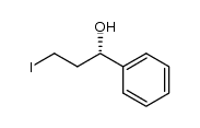 (S)-(-)-3-iodo-1-phenyl-1-propanol结构式