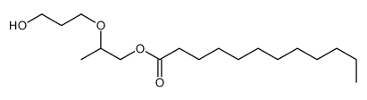 2-(3-hydroxypropoxy)propyl dodecanoate Structure