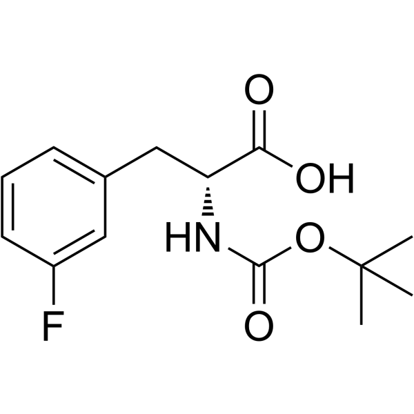 Boc-D-3-氟苯丙氨酸图片