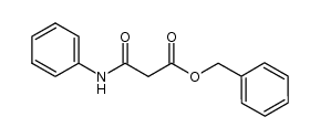 N-phenyl malonamic acid benzyl ester Structure