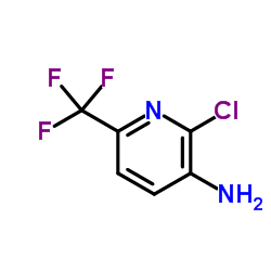 2-氯-6-三氟甲基-3-氨基吡啶结构式