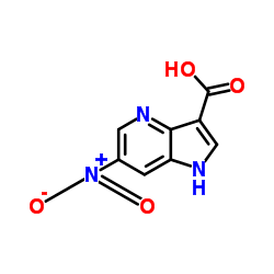 6-Nitro-4-azaindole-3-carboxylic acid Structure